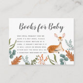 Oh Deer Fall Babydusche Anfrage Begleitkarte (Vorderseite)