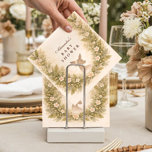 Oh Deer Forest Baby Shower Serviette