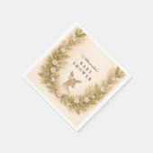 Oh Deer Forest Baby Shower Serviette (Ecke)