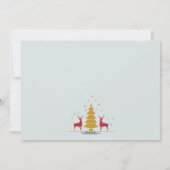 Oh Deer Foto Holiday Card Feiertagskarte (Rückseite)
