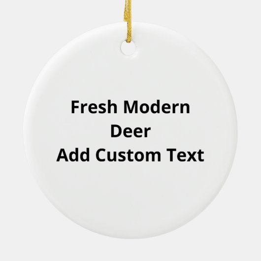 Oh Deer Fresh Modern Design Keramik Ornament (Hinten)