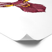 Oh Deer Fresh Modern Design Poster (Ecke)