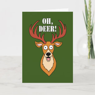 Oh, Deer Funny 60. Geburtstagskarte Karte
