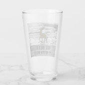 Oh Deer Funny Beer Zitat Rustic Man Höhle Glas (Rückseite)