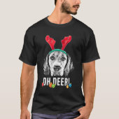 Oh Deer Funny Harrier Xmas T-Shirt (Vorderseite)