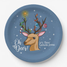 Oh Deer | Funny Holiday Woodland Animal