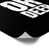 Oh Deer Funny Pun Gag Apparel Poster (Ecke)