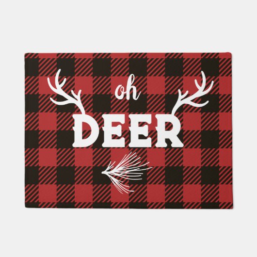 "Oh Deer" Fußmatte (Vorderseite)