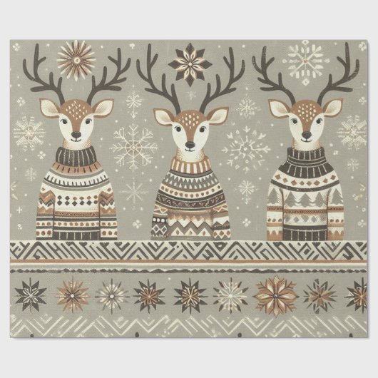 Oh, Deer! Geschenkpapier (Flach)
