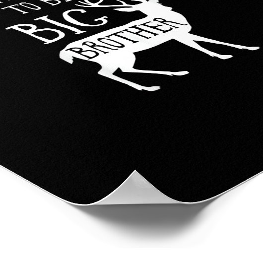 Oh Deer Going To Big Brother Christmas Announcemen Poster (Ecke)