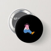 Oh Deer Grafische Kunstgestaltung Button (Vorne & Hinten)