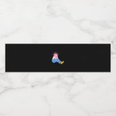 Oh Deer Graphic Artistic Design Wasserflaschenetikett (Einzelnes Label)