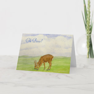 Oh, Deer! Gute bald Card Karte
