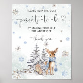 Oh Deer Helfen Sie den beschäftigten Eltern, einen Poster (Vorne)