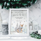 Oh Deer Helfen Sie den beschäftigten Eltern, einen Poster