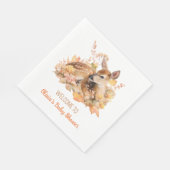 Oh Deer Herbst Baby Shower Servietten (Ecke)