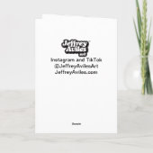 Oh Deer Hunk Karte (Rückseite)