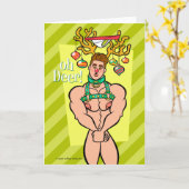 Oh Deer Hunk Karte (Gelbe Blume)