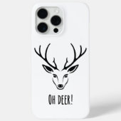 "Oh Deer!" iPhone Case (Rückseite)