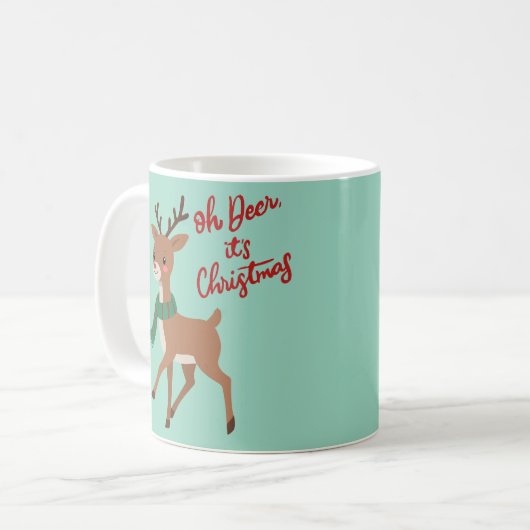 Oh deer... it’s Christmas! Kaffeetasse (Vorderseite Links)