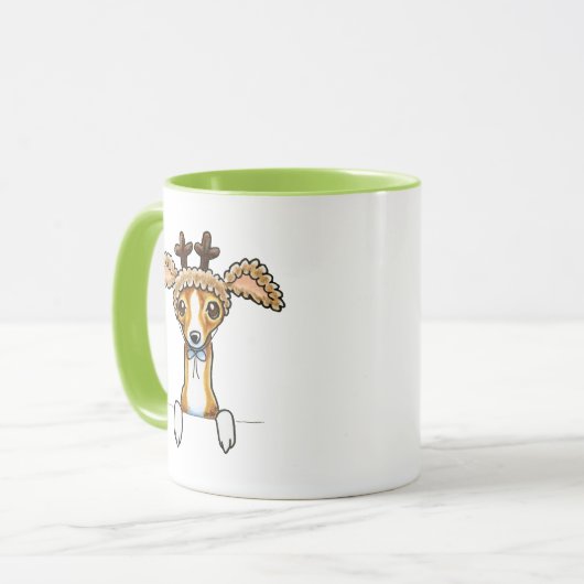 Oh Deer Italian Greyhound Tasse (Vorderseite Links)