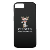 Oh Deer Its Christmas Reindeer Style  Case-Mate iPhone Hülle (Rückseite)