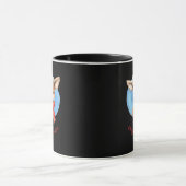 Oh Deer Its Christmas Retro Classic Design Tasse (Zentrum)