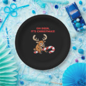 Oh Deer Its Christmas Stressed Reindeer With Sweet Pappteller (Party)