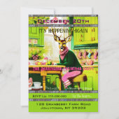 Oh Deer Jährliche Weihnachtsfeier Party Einladung (Vorderseite)