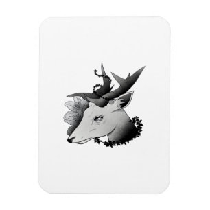 Oh Deer klassischer Stil Magnet