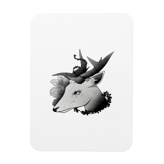 Oh Deer klassischer Stil Magnet (Vertikal)