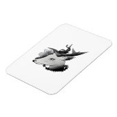 Oh Deer klassischer Stil Magnet (Linke Seite)