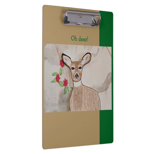 Oh Deer Klemmbrett (Rechts)