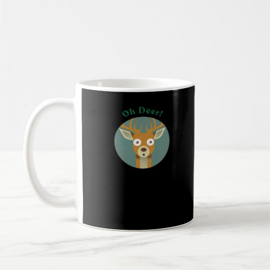 Oh Deer Kreativer Stil Kaffeetasse (Links)