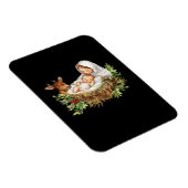 Oh Deer Mary Nativity Scene Christmas Jesus   Magnet (Rechte Seite)