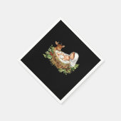 Oh Deer Mary Nativity Scene Christmas Jesus   Serviette (Ecke)