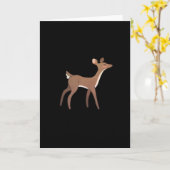 Oh Deer Me Whimsical Creative Design Karte (Gelbe Blume)