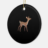 Oh Deer Me Whimsical Creative Design Keramik Ornament (Links)