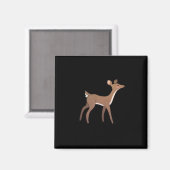 Oh Deer Me Whimsical Creative Design  Magnet (Vorderseite/Rückseite)