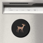 Oh Deer Me Whimsical Creative Design  Magnet (In Situ (Geschirrspüler))