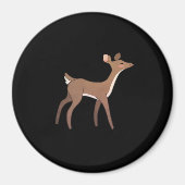 Oh Deer Me Whimsical Creative Design  Magnet (Vorne)