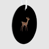 Oh Deer Me Whimsical Creative Design Ornament (Vorderseite)