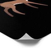 Oh Deer Me Whimsical Creative Design Poster (Ecke)