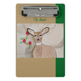 Oh Deer Mini Klemmbrett