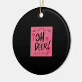 Oh Deer Minimal Aesthetic Keramik Ornament (Links)