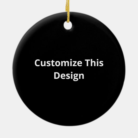 Oh Deer Minimal Aesthetic Keramik Ornament (Hinten)