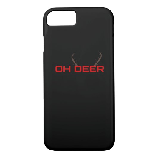 Oh Deer Minimal Aesthetic Vibe Case-Mate iPhone Hülle (Rückseite)