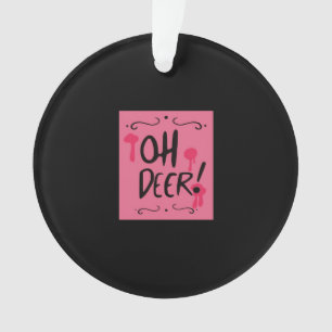 Oh Deer Minimal Ästhetik Ornament