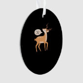 Oh Deer Minimal Clean Aesthetic Acrylic Ornament (Vorderseite)