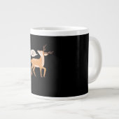 Oh Deer Minimal Clean Aesthetic Jumbo-Tasse (Vorderseite Rechts)